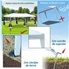 Carpa mosquitera 6x3x2,55m blanca Outsunny 
