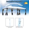 Carpa mosquitera 6x3x2,55m blanca Outsunny 