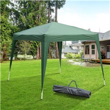 Carpa plegable 3x3x2,4m verde Outsunny 