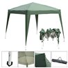 Carpa plegable 3x3x2,4m verde Outsunny 