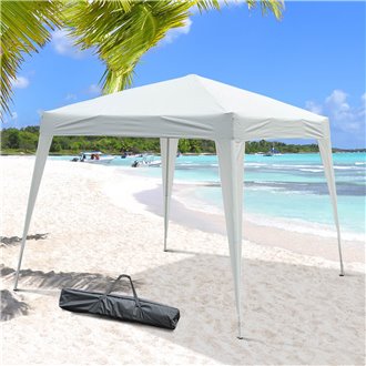 Carpa plegable 3x3x2,4m blanco Outsunny 