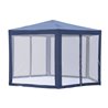 Carpa mosquitera hexagonal azul Outsunny 
