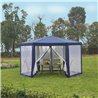 Carpa mosquitera hexagonal azul Outsunny 