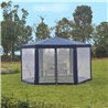 Carpa mosquitera hexagonal azul Outsunny 