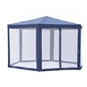 Carpa mosquitera hexagonal azul Outsunny 