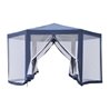 Carpa mosquitera hexagonal azul Outsunny 