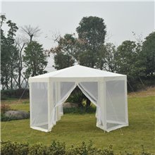 Carpa mosquitera hexagonal blanca Outsunny 