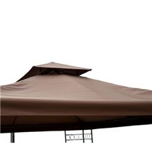 Techo reemplazo 3x4m pérgola café Outsunny