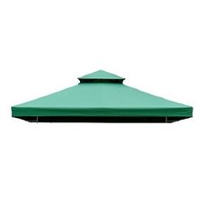 Techo reemplazo 3x3m pérgola verde Outsunny