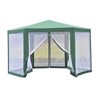 Carpa mosquitera hexagonal verde Outsunny 