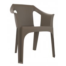 Set de 31 sillas con brazos marrón Cool Resol