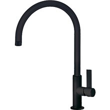 Grifo de fregadero curvado Negro Mate TRES CLASS