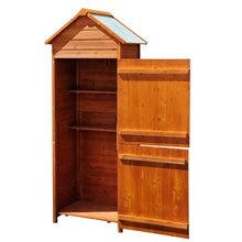 Caseta de madera 79x49x190 Outsunny