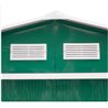 Caseta met&aacute;lica verde 181x277x192 Outsunny