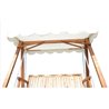 Silla balanc&iacute;n madera de jard&iacute;n 200x130x185 Outsunny