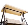 Balanc&iacute;n Beige de jard&iacute;n 200x120x164 Outsunny