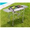 Barbacoa de carb&oacute;n plegable para campings - Outsunny