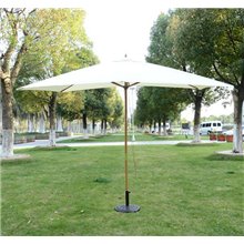 Parasol cuadrado Crema Outsunny