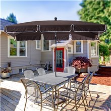 Parasol Rectangular Marrón Outsunny