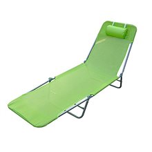 Tumbona Plegable Verde Outsunny