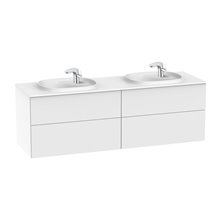 Pack mueble Unik Beyond con doble Lavabo Surfex Roca