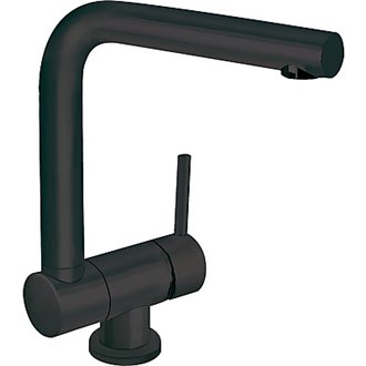Grifo de fregadero Abatible Negro TRES