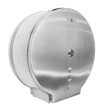 Dispensador de papel industrial redondo acero satinado NOFER