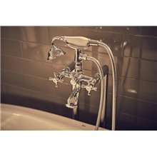 Conjunto grifo para bañera y ducha bimando...