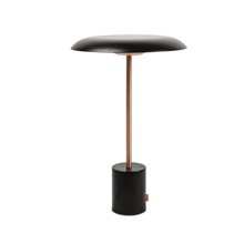 Lámpara sobremesa negro y cobre HOSHI 4W Faro