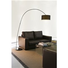 Lámpara pie negro PAPUA 60W Faro