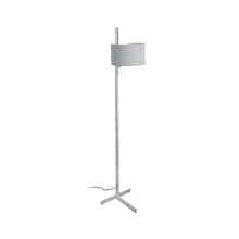 Lámpara pie aluminio y blanco STAND UP 20W