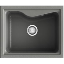 Fregadero de 1 cuba Concret 62 x 51cm City Poalgi 