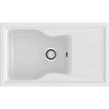 Fregadero de 1 cuba Blanco 86 x 51cm City Poalgi