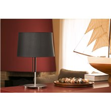 Lámpara sobremesa negra VOLTA 20W Faro
