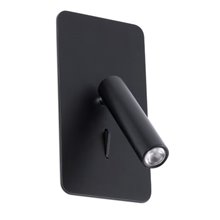 Empotrable negro SUAU LED para lectura Faro