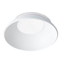 Lámpara empotrable BOL LED blanca y redonda Ø20cm Faro