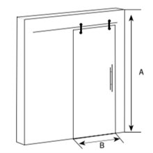 Mampara - Puerta de paso Himalaya de Futurbaño