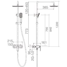 Columna de ducha Imex Escocia