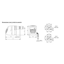 Quemador FERROLI LOW NOx de dos etapas, modelo ECO PRO 9/2, serie LAMBORGHINI