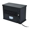 Chimenea el&eacute;ctrica de pie 34x17x25cm negra Homcom