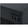 Chimenea el&eacute;ctrica de pie 34x17x25cm negra Homcom