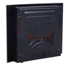 Chimenea el&eacute;ctrica de pared negra Homcom