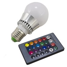 Bombilla LED con luz RGB de 5W E27