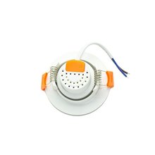 Foco LED circular direccionable 3W blanco PC