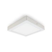Plafón LED cuadrado 23x23x4cm 18W blanco