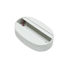 Base carril superficie pequeña blanca