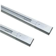 Carril monofásico 2 metros plata ensamblable