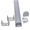 Perfil Tira LED rectangular aluminio 2 cm x1 metro