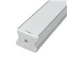 Perfil Tira LED rectangular aluminio 1,75 cm x1 metro