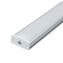 Perfil Tira LED rectangular aluminio 1,7 cm x 2 metros